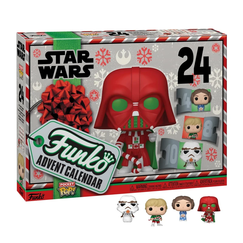 Funko Advent Calendar: Star Wars Holiday - Darth Vader - 24 Days Of Surprise - Collectable Vinyl Mini Figures - Mystery Box - Gift Idea - Holiday Xmas for Girls, Boys & Kids - Christmas Countdown