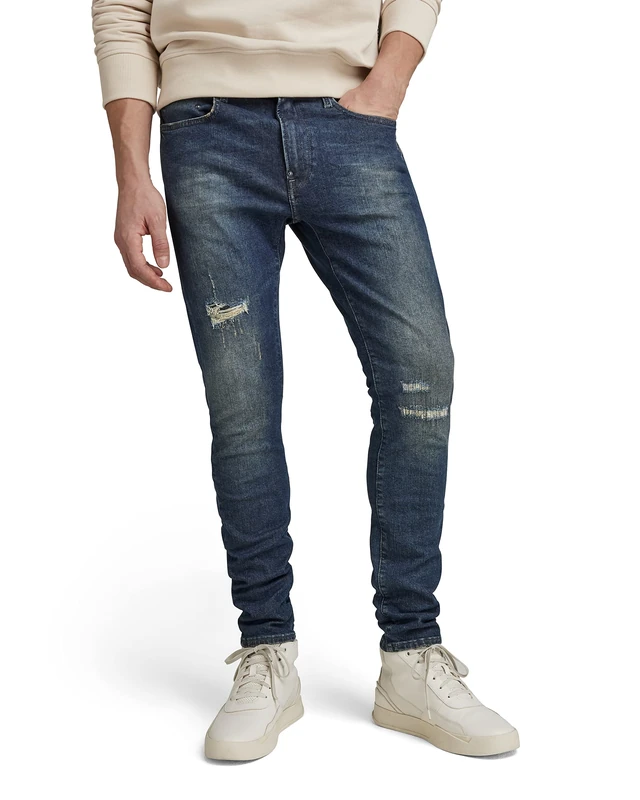 G-Star Men's Revend FWD Skinny Jeans, Blue (antique forest blue restored D20071-D188-D356), 34W / 34L
