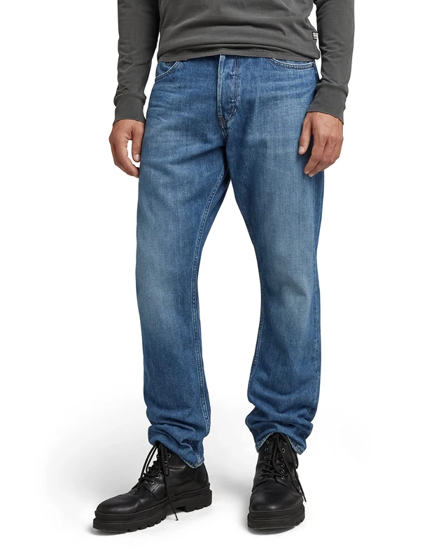 G-Star Men's Triple A Regular Straight Jeans, Blue (faded capri D19161-C779-D346), 32W / 32L