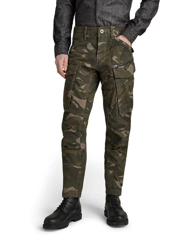 G-Star Men's Rovic Regular Tapered Pants, Multicolour (turf woodland camo D02190-D223-D435), 31W / 30L