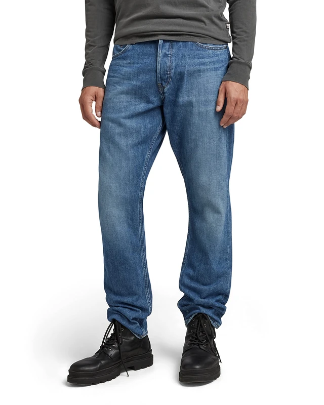 G-Star Men's Triple A Regular Straight Jeans, Blue (faded capri D19161-C779-D346), 27W / 30L