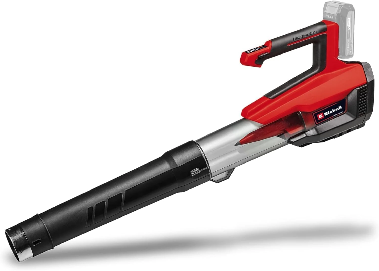 Einhell Power X-Change 18V Cordless Leaf Blower - Powerful (670 m³/h Blow Rate) Garden Blower With Brushless Motor And Turbo Switch - GP-LB 18/200 Li E Solo Garden Blower (Battery Not Included)