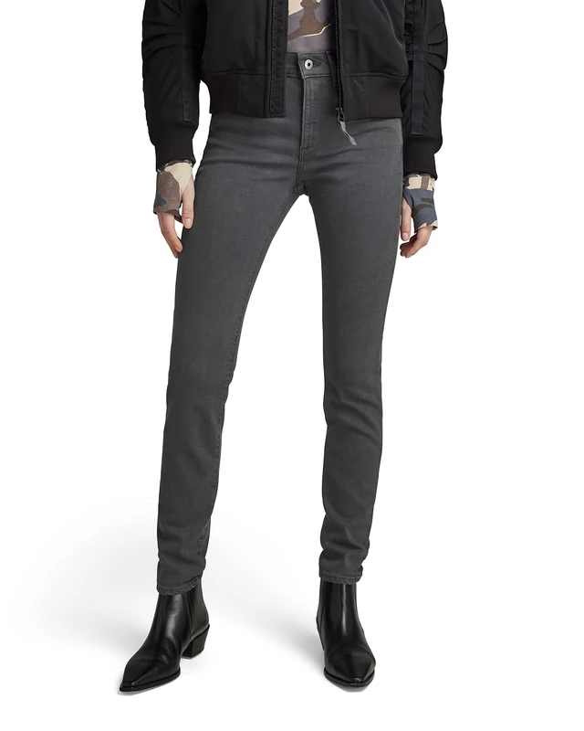 G-Star Women's Lhana Skinny Jeans, Grey (worn in tornado D19079-D185-D353), 26W / 30L