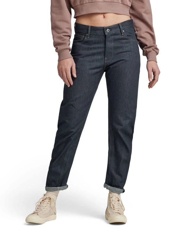 G-STAR Women's Arc 3D Boyfriend Jeans, Blue (raw Denim D19821-D243-001), 24W / 32L