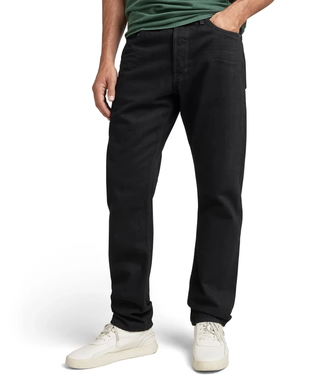 G-Star Men's Triple A Regular Straight Jeans, Black (pitch black D19161-D182-A810), 28W / 32L - Image 1