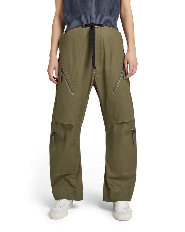 G-Star Women's Summer Snow Cargo Flight Pants, Green (shadow olive D22140-D194-B230), 29