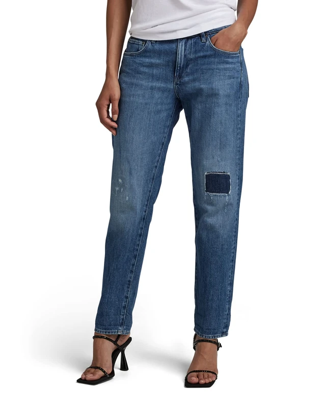 G-STAR Women's Kate Boyfriend fit Jeans, Blue (Faded Capri Restored D15264-C779-D347), 28W / 32L