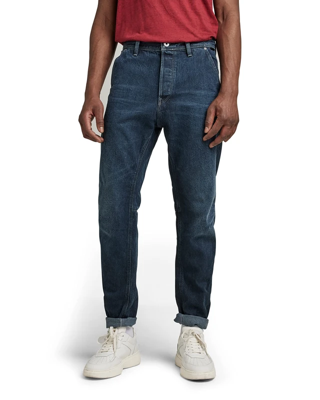 G-Star Men's Grip 3D Relaxed Tapered Jeans, Blue (worn in deep teal D19928-D243-D325), 30W / 34L