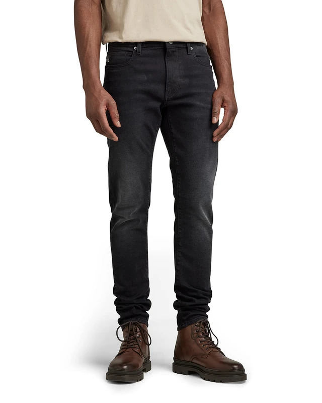 G-Star Men's Lancet Skinny Jeans, Grey (worn in black onyx D17235-C910-C942), 26W / 30L