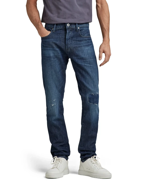 G-Star Men's 3301 Slim style Jeans, Blue (worn in ocean reef restored 51001-B767-D349), 30W / 30L