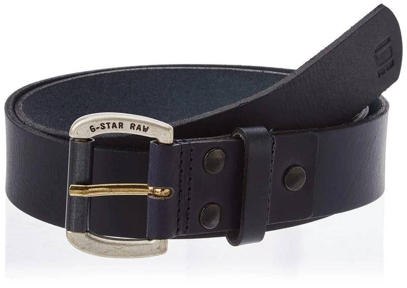G-Star Men's Dast Belt, Multicolour (mazarine blue/black metal D20177-3127-3863), 120