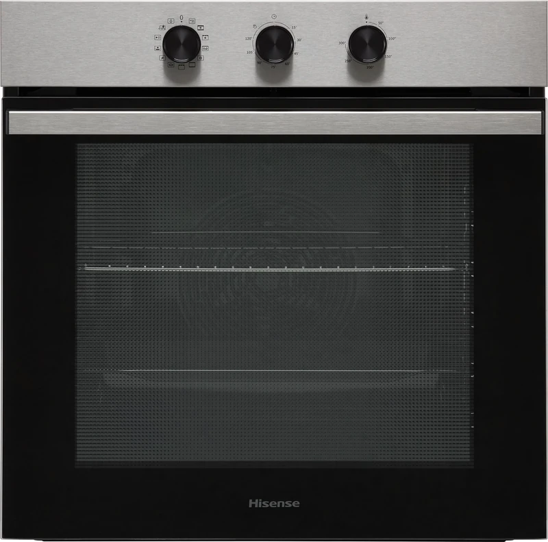 Hisense BI6061CXUK Built In Electric Single Oven and Ceramic Hob Pack - Stainless Steel - A Rated