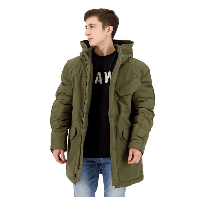 G-Star Men's Vodan Padded Hooded Parka, Green (shadow olive D22713-A281-B230), XXL
