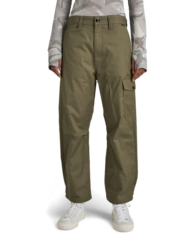 G-Star Women's Cargo Relaxed Pants, Green (shadow olive D22141-D194-B230), 30
