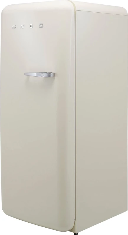 Smeg Left Hand Hinge FAB28LCR5UK Fridge with Ice Box - Cream - D Rated