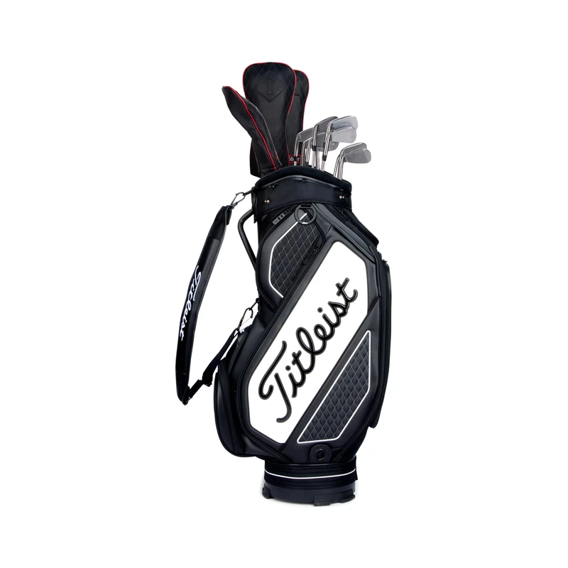 Titleist Tour Series Midsize Golf Bag, Black/White