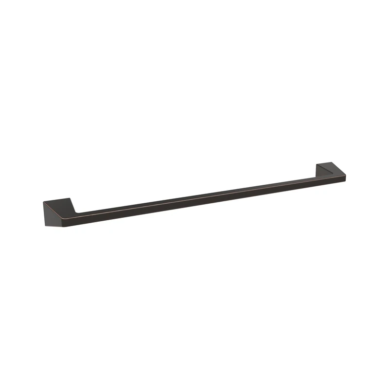Amerock BH36004ORB | Oil Rubbed Bronze Towel Bar | 24 in (610 mm) Towel Rack | Blackrock | Bathroom Towel Holder | Bathroom Hardware | Bath Accessories