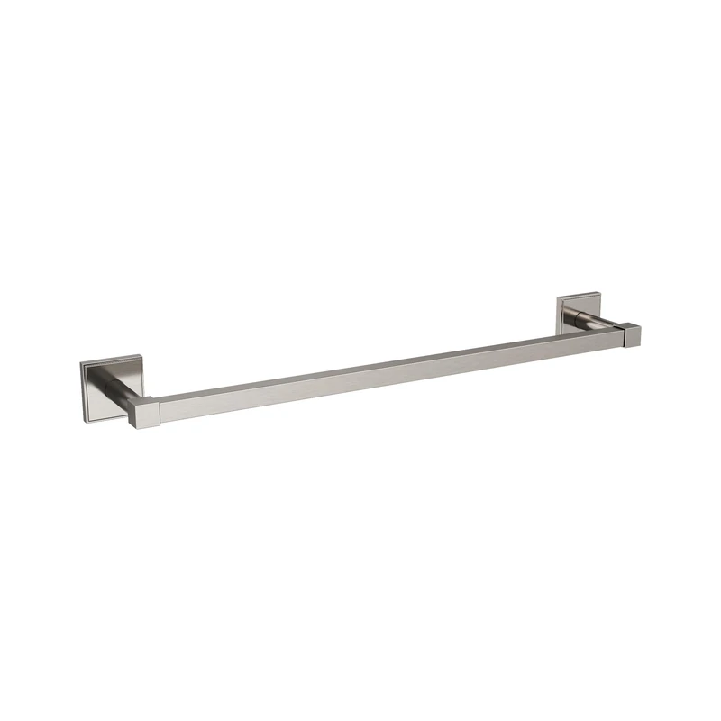 Amerock BH36073G10 | Brushed Nickel Towel Bar | 18 in (457 mm) Towel Rack | Appoint | Bathroom Towel Holder | Bathroom Hardware | Bath Accessories