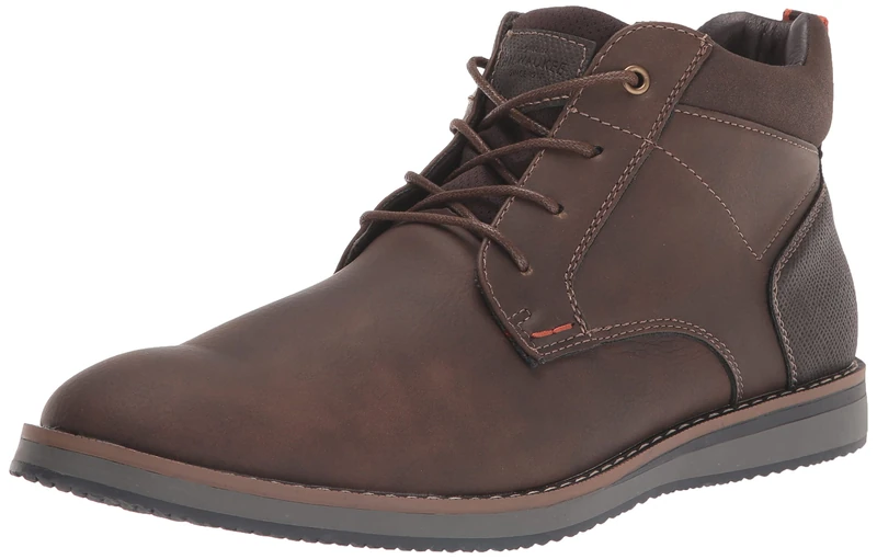 Nunn Bush Men's Dc Circuit Plain Toe Chukka Boot with Memory Foam, Brown Multi, 9.5 Wide - Image 1