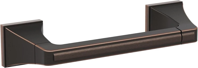Amerock | Toilet Paper Holder | Oil Rubbed Bronze | Mulholland | Pivoting Double Post Tissue Holder | Bath Hardware | Bathroom Accessories