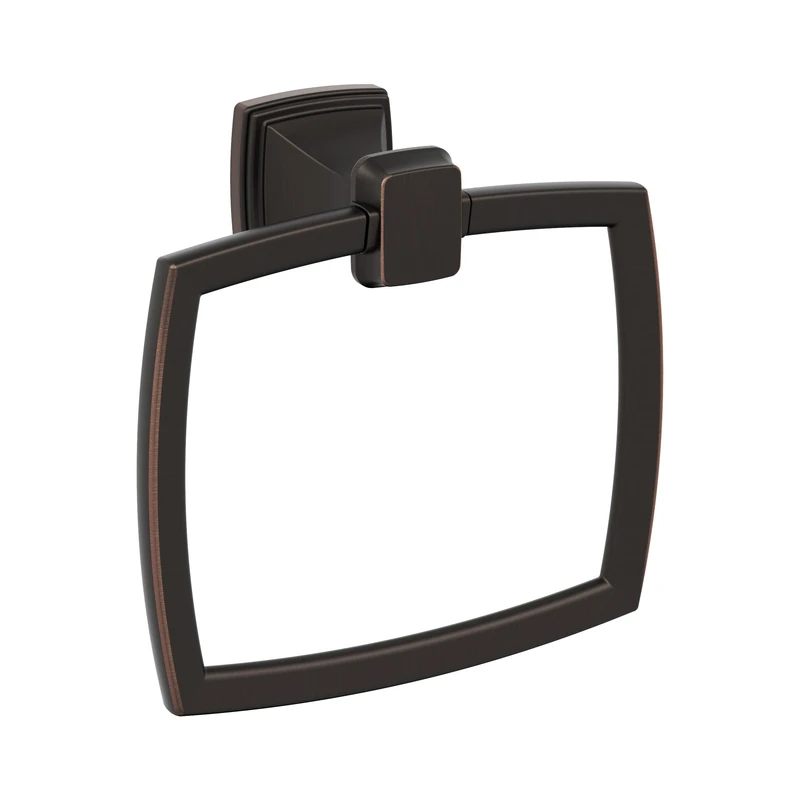 Amerock | Towel Ring | 6-13/16 inch (173 mm) | Oil Rubbed Bronze | Revitalize | Towel Holder | Bath Hardware | Bathroom Accessories