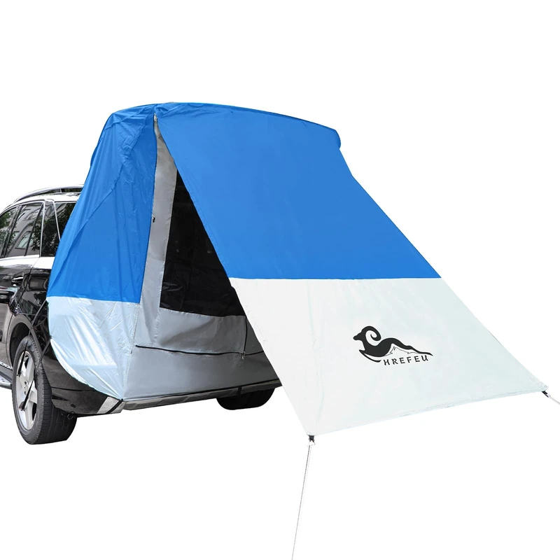 HREFEU SUV Tailgate Tent with Tailgate Accessories Awnings & Shelters, Hatchback Tent,UPF 50++ with Portable Waterproof Storage Bag for Medium to Large Size SUV/Van/MPV/CUV (Large)