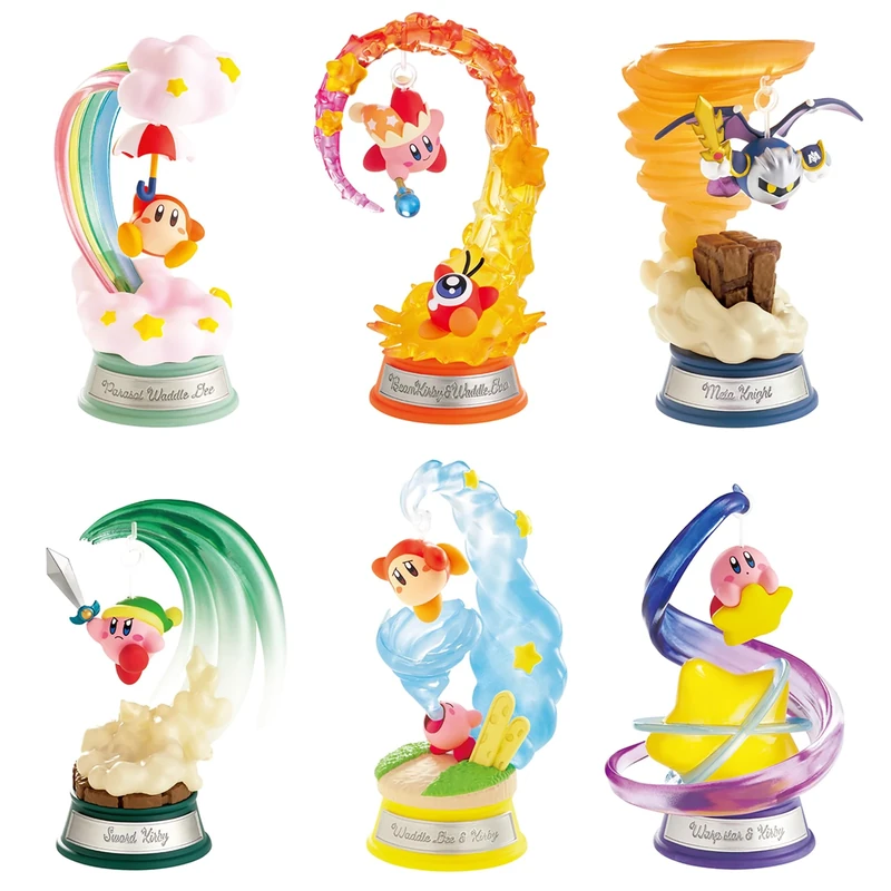 Re-Ment - Boite de 6 Figurines Kirby Terrarium Swing Kirby - 4521121206530 - Image 1