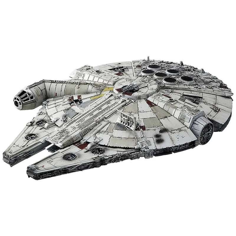 Revell 01211 Millennium Falcon - The Force Awakens Bandai (Click System) 1:144 Scale Unbuilt/Pre-coloured/Click-Together (Non-Glue) Plastic Model Kit