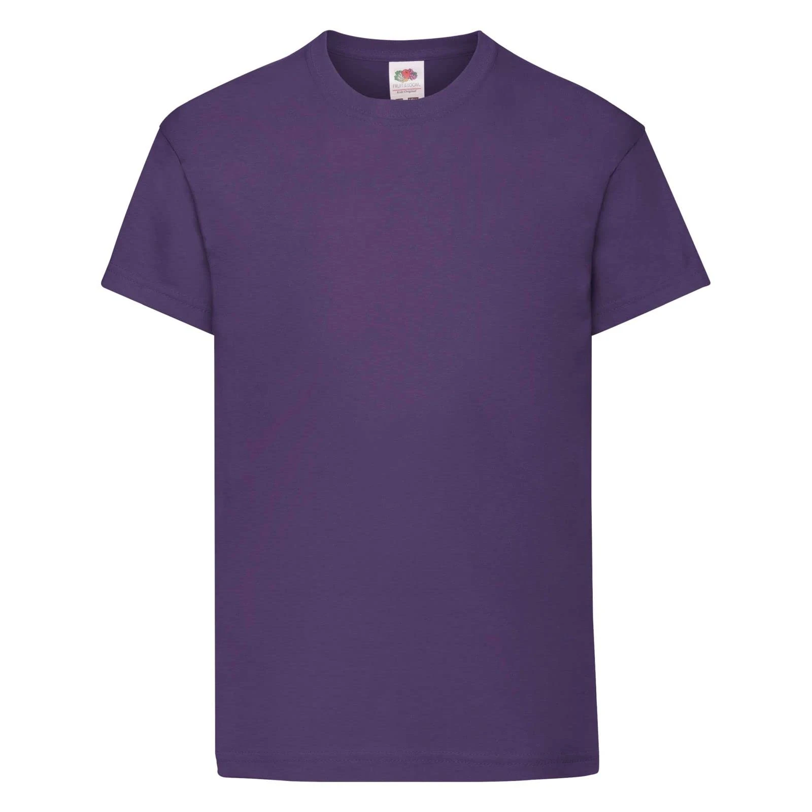 Fruit of the Loom Kid's Original T-Shirt Single Purple