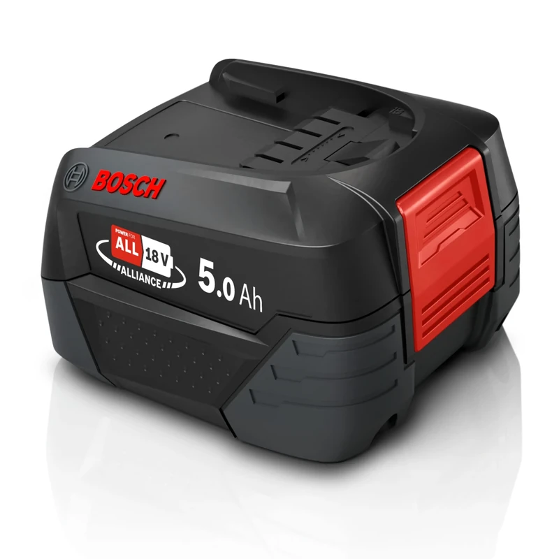 Bosch BHZUB1850 Power for All Battery 18 V with Powerful 5.0 Ah Battery Suitable for All Cordless Vacuum Cleaners Unlimited Black