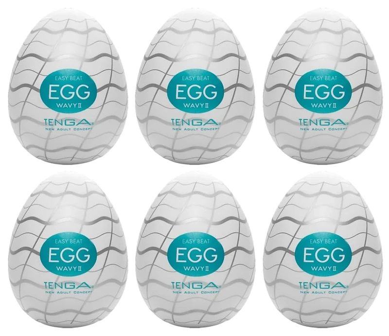 TENGA Wavy II Masturbator weiß One Size