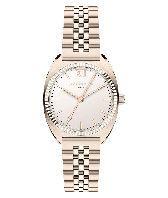 Liebeskind Berlin TIME & Jewel Men Analog Quartz Watch with Stainless Steel Strap LT-0342-MQ
