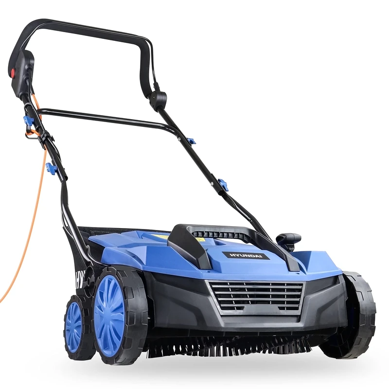 Hyundai 1600W 15'' 38cm Artificial Grass Sweeper Multi-use Brush 45 Litre Collection Bag 5 adjustable sweeping heights 3 Year Warranty - Image 1