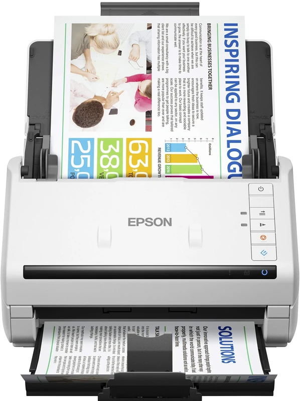 Epson Workforce DS-530II Network Sheetfed Business Scanner - 35PPM (70ipm) - Ethernet & USB