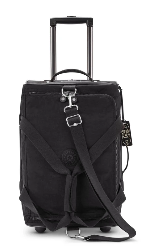 Kipling TEAGAN US Small wheeled duffle, Carry On, Black Noir (Black)