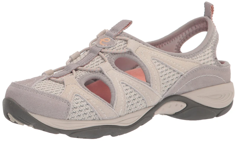 Easy Spirit Womens Earthen10 Sneaker, Grey 050, 7.5 Narrow