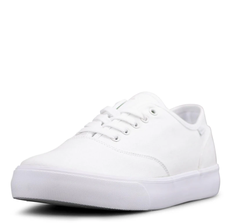 Lugz Men's Lear Classic Canvas Sneaker, White, 9.5 UK