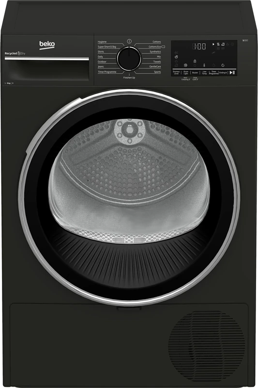 Beko B3T4911DG 9Kg Condenser Tumble Dryer - Graphite - B Rated