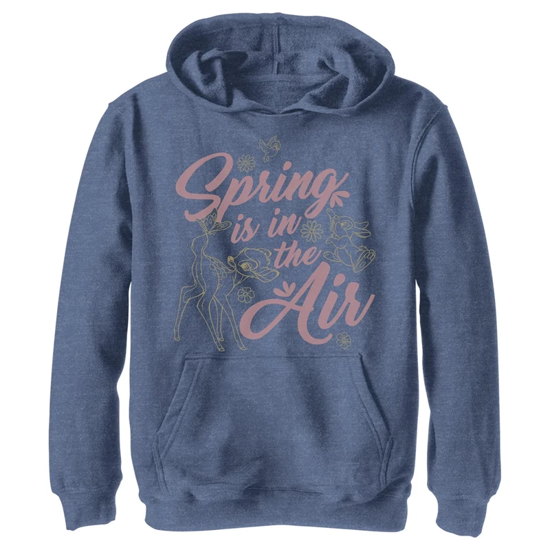 Fifth Sun Boy's Spring Forest Hoodie, Marineblau Heather, L