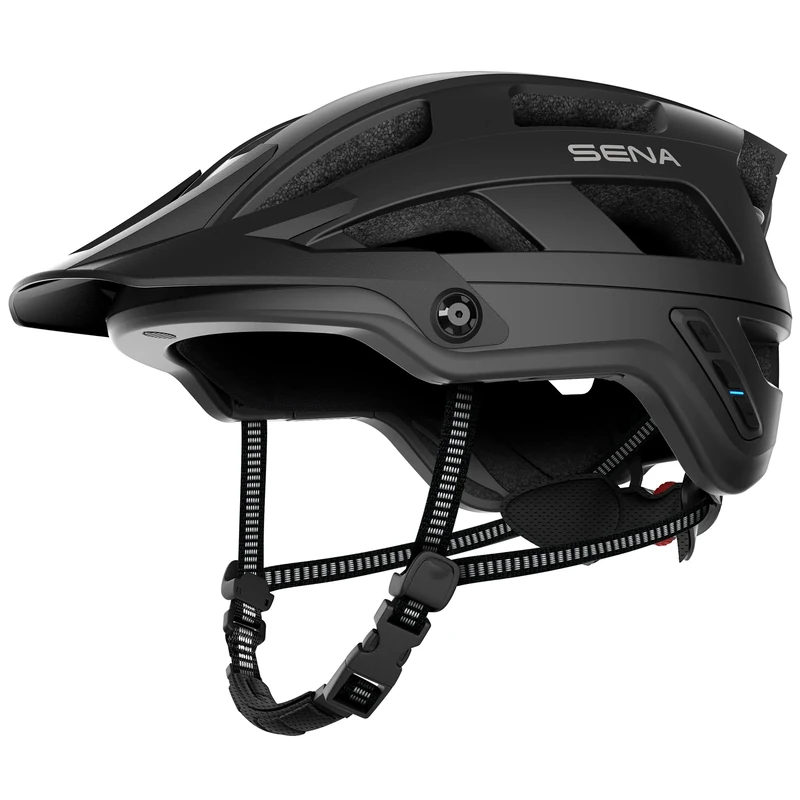 Sena M1 EVO Smart Communications Mountain Bike Helmets (Matte Black, M)