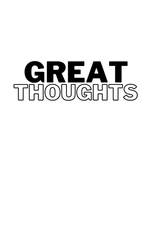 Great Thoughts Notebook