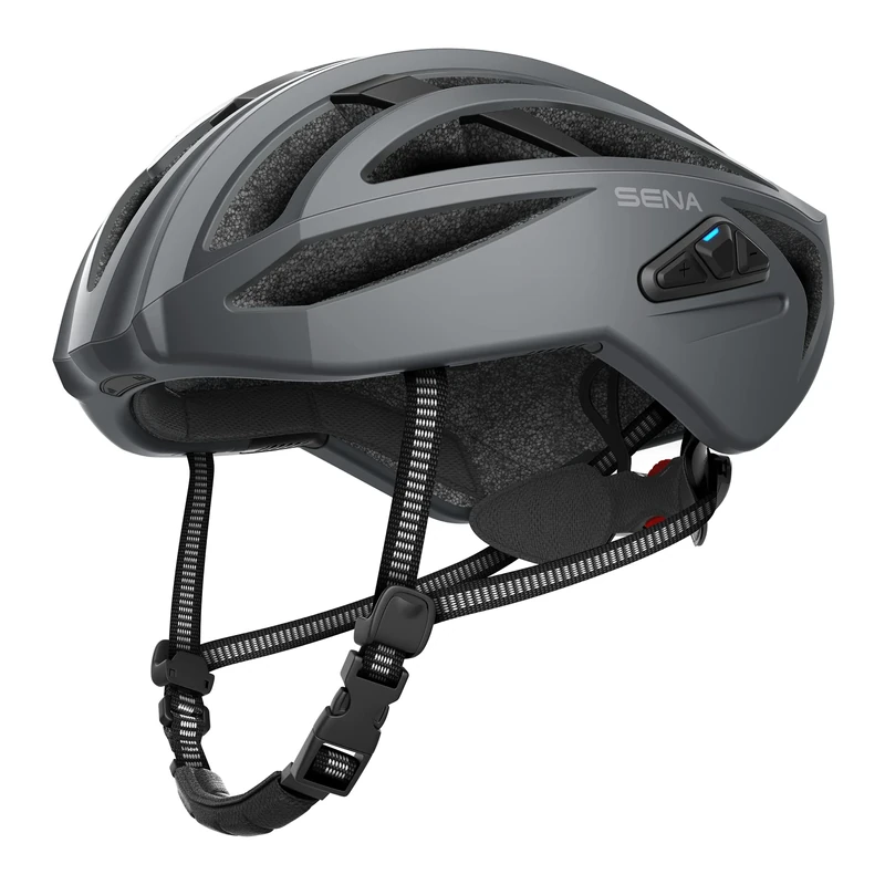Sena R2 EVO Road Cycling Helmet (Matte Gray, M)