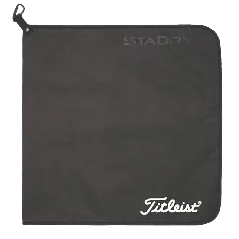 Titleist StaDry Performance Golf Towel, Black