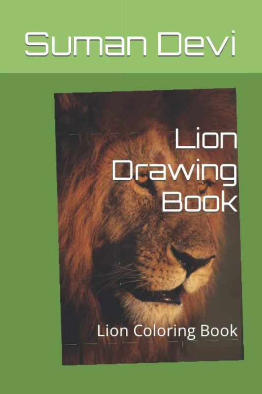Lion Drawing Book: Lion Coloring Book