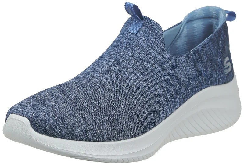 Skechers Women's Classy Charm Sneaker, Navy=NVY, 6