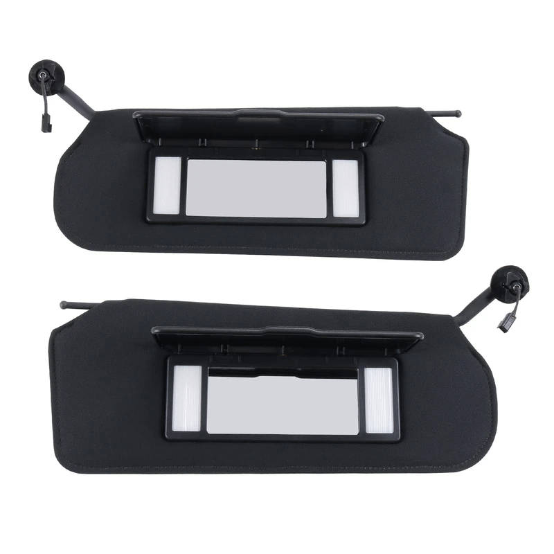 Automotive Sun Visor with Updated Bright LED Lights Sunvisors Replacement for Corvette C5 Chevrolet 1997-2004 Replaces 10442033 10442034 Left Driver and Right Passenger Side