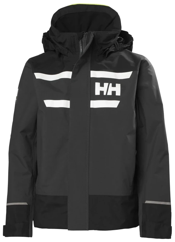 Helly Hansen Jr Salt Port 2.0 Jacket 16 Ebony