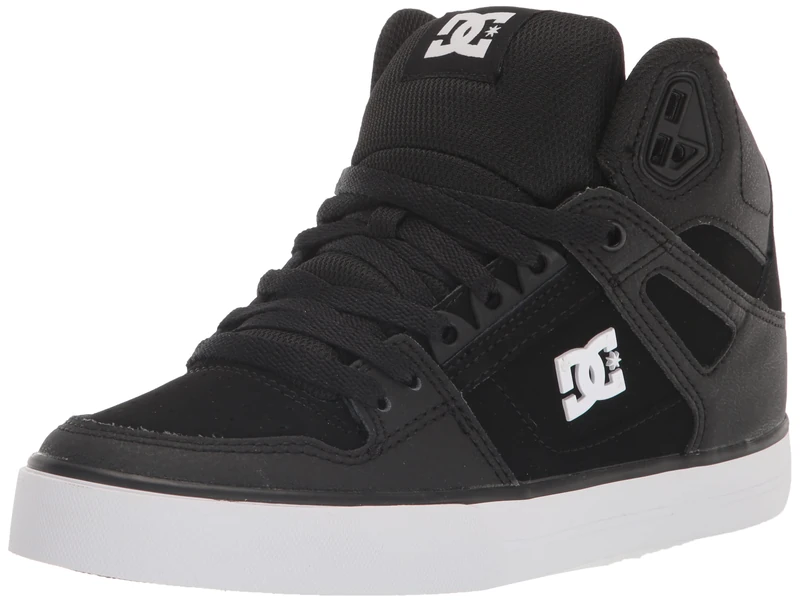 Dc Shoes Men's Pure HIGH-TOP WC Shoe, Black/Black/White, 12 UK
