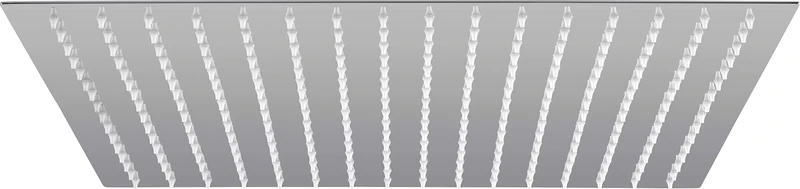 Cornat Giant XXL TECBW3430 Shower Head 400 x 400 mm Head Size 1 Jet Type with Ball Joint and Anti-Limescale Nozzles Square Chrome-Plated Shower Head/Rain Shower Head/Built-in Shower Head