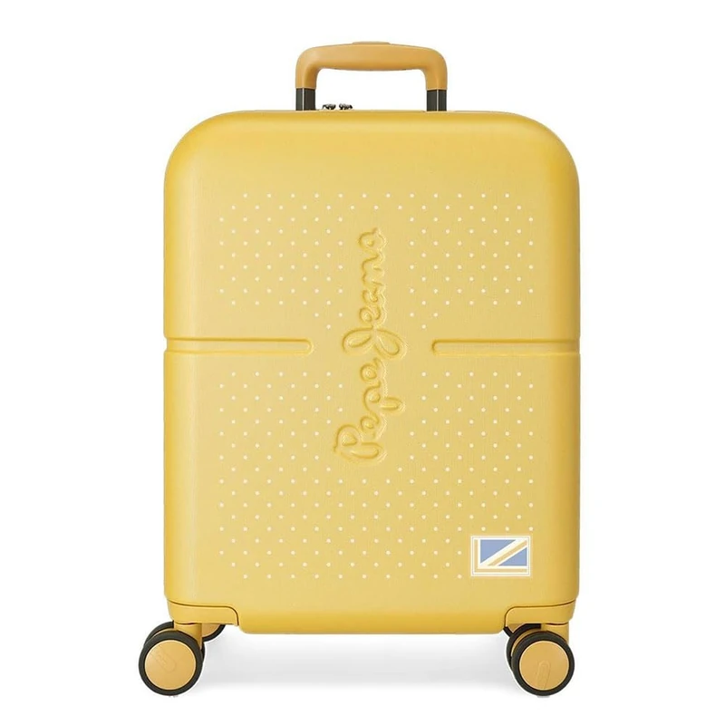 Pepe Jeans Laila Cabin Suitcase Pink 40 x 55 x 20 cm Rigid ABS Built-in TSA Closure 37 L 3.2 kg 4 Wheels Double Hand Luggage